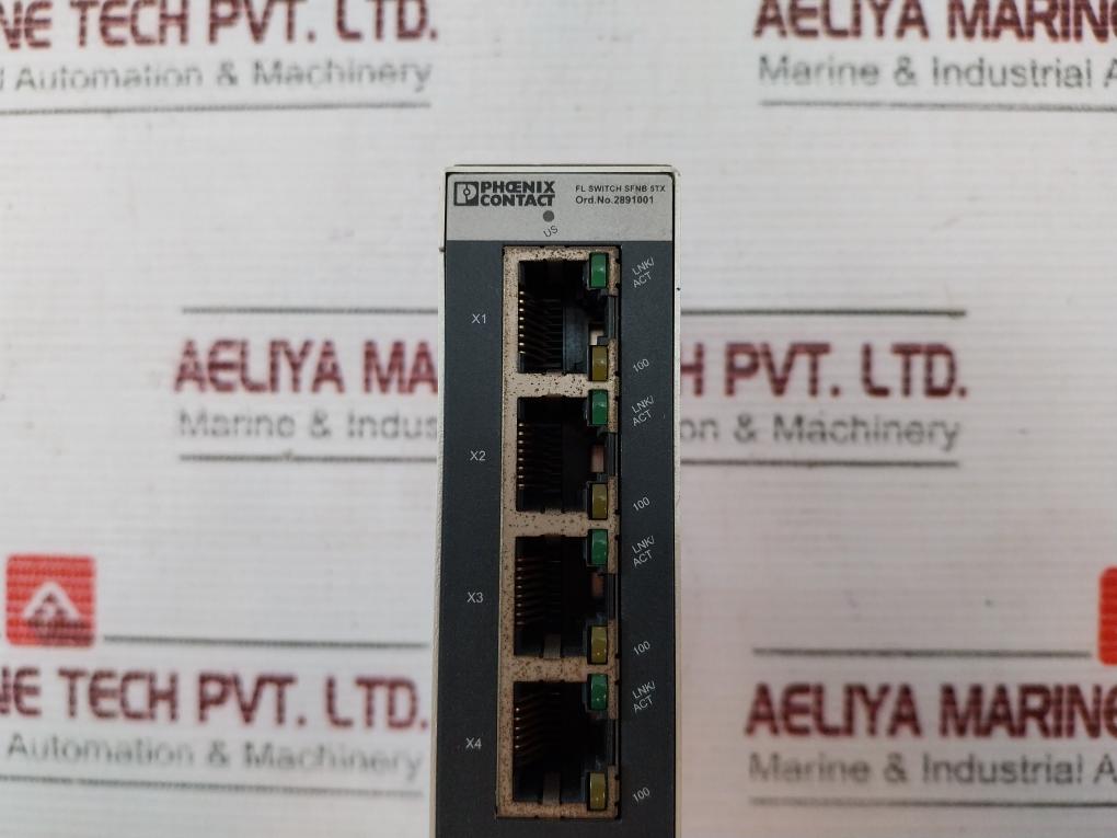 Phoenix Contact Fl Switch Sfnb 5Tx Industrial Ethernet Switch 2891001