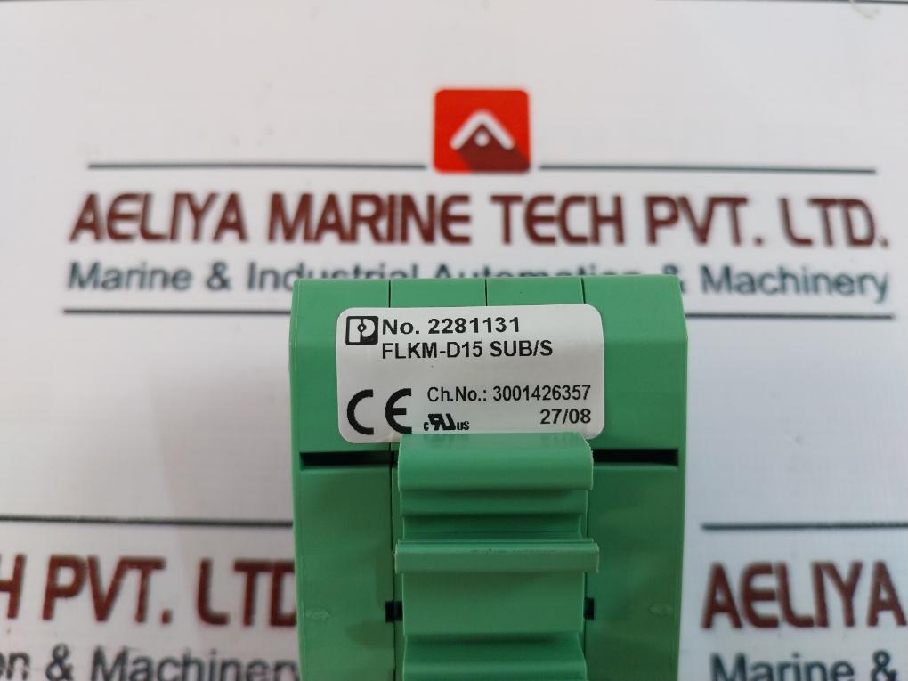 Phoenix Contact Flkm-d15 Sub/S Interface Module Umk-se 11,25-3