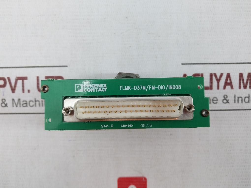 Phoenix Contact Flkm-d37M/Fm-dio/In008 Front Adapter 2907435 E304660 94V-0