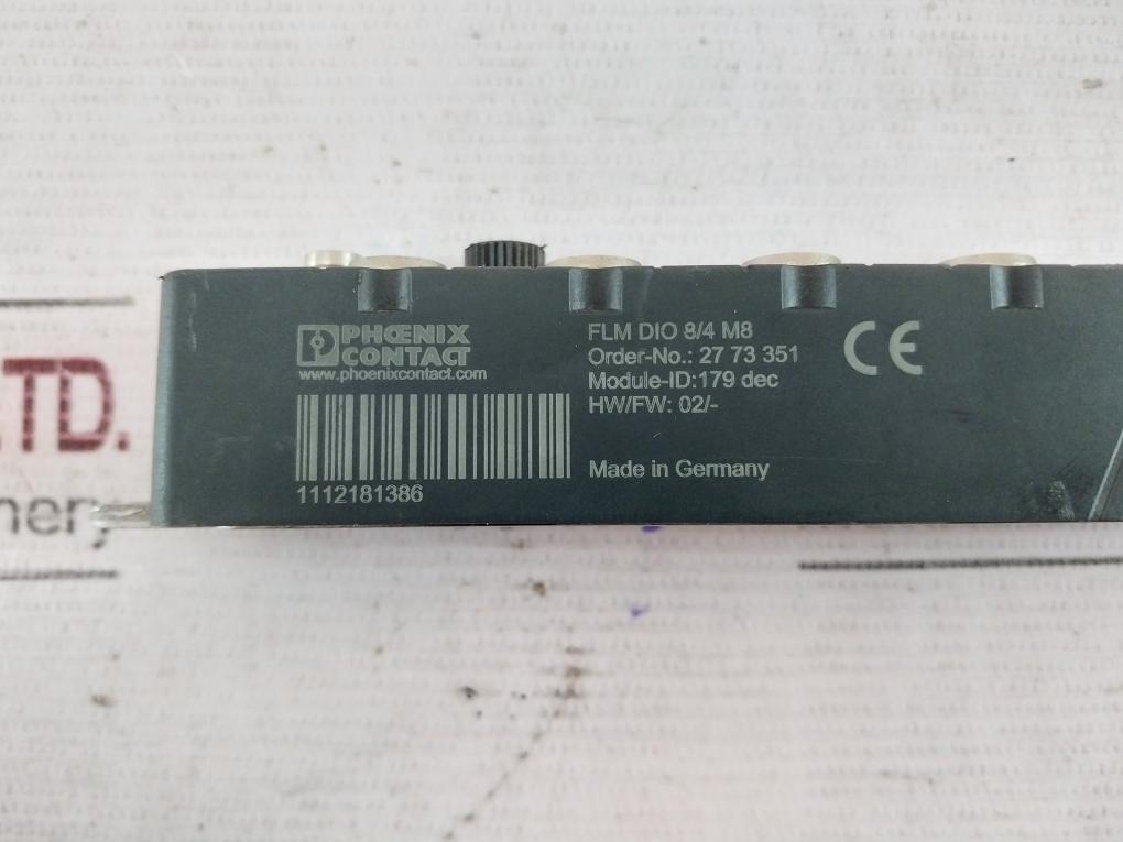 Phoenix Contact Flm Dio 8/4 M8 Decentralized I/O Device 24V Dc 1112181386