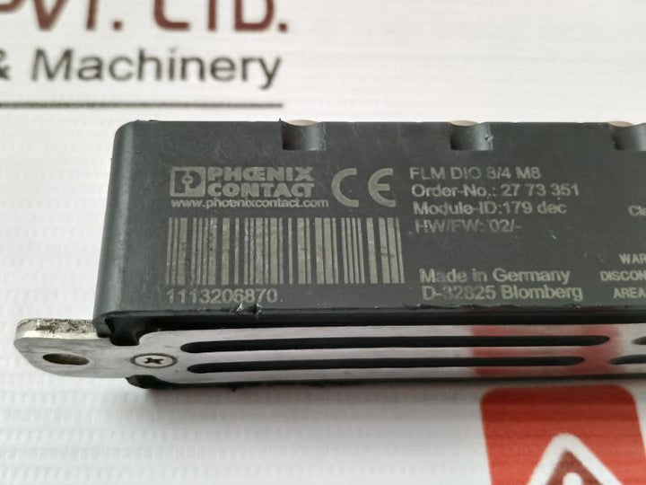 Phoenix Contact Flm Dio 8/4 M8 Fieldline Modular 179 Dec Hw 02 24V