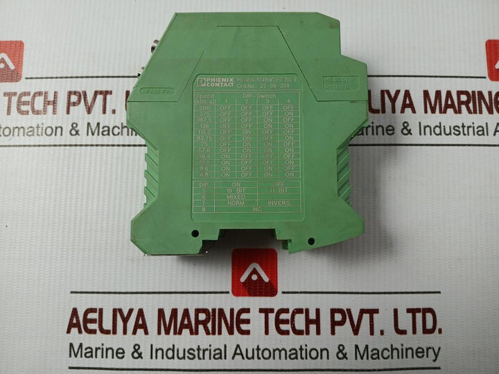 Phoenix Contact Fo Converter 24Vdc 120Ma Part No Psi-mos-rs485W2/Fo 850 E