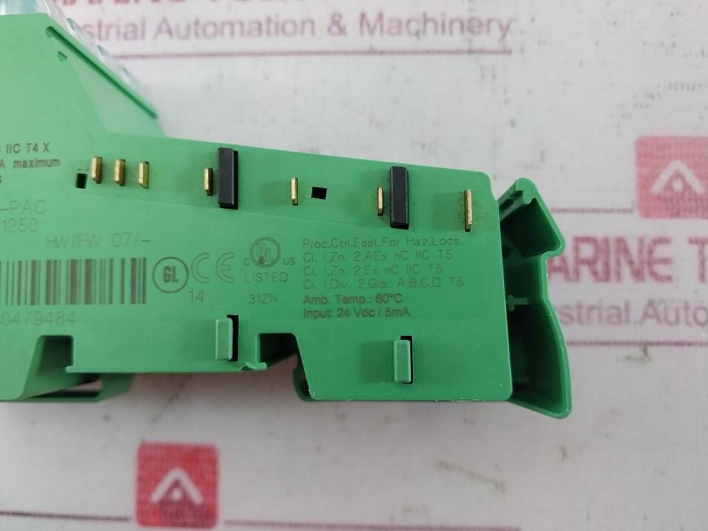 Phoenix Contact Ib Il 24 Di 16-pac Inline Digital Input Terminal 24Vdc/5Ma