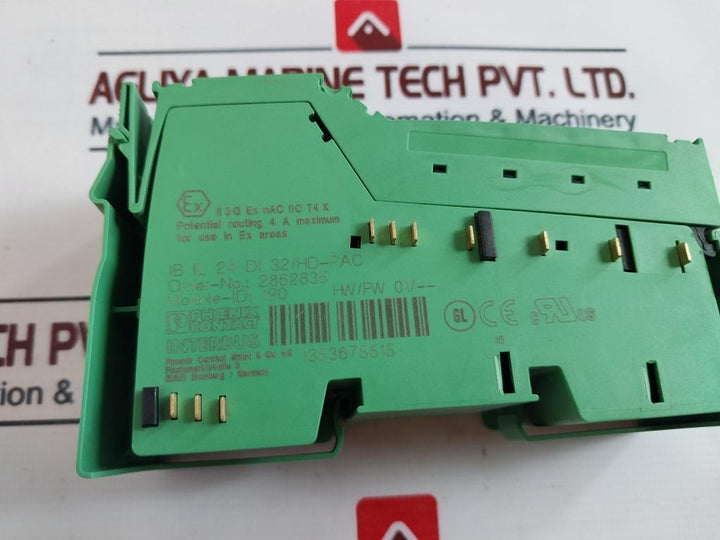 Phoenix Contact Ib Il 24 Di 32/Hd-pac Inter Bus Digital Input Module Used