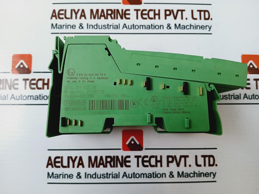 Phoenix Contact Ib Il 24 Do 16 Inline Terminal Module 2726272 24Vdc 500Ma