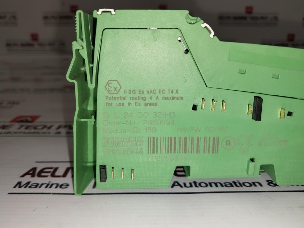 Phoenix Contact Ib Il 24 Do 32/Hd Interbus Digital Terminal Module 2860934