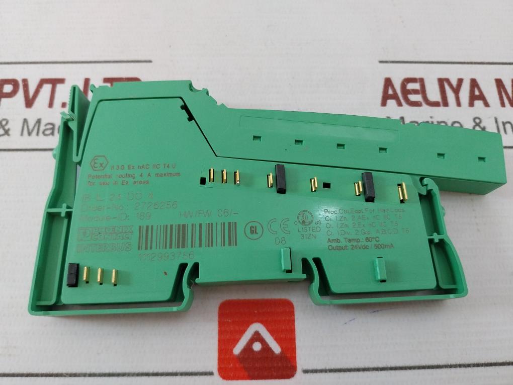 Phoenix Contact Ib Il 24 Do 4 Digital Module Ii 3 G Ex Nac Iic T4 U 60C