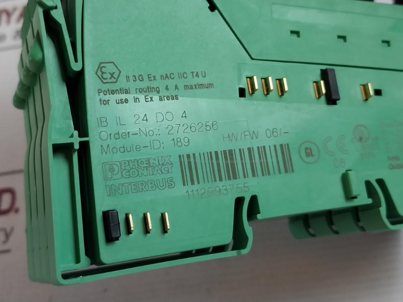 Phoenix Contact Ib Il 24 Do 4 Terminal Block Inline Digital Module Interbus