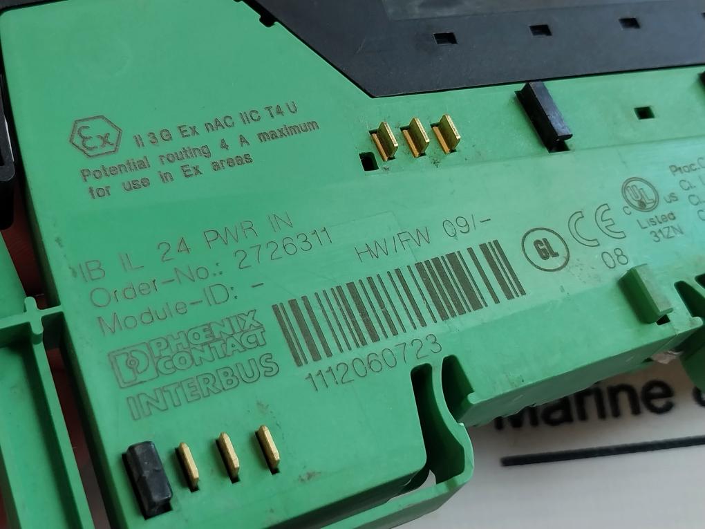Phoenix Contact Ib Il 24 Pwr In Power Module 1112060723, 24Vdc/10A