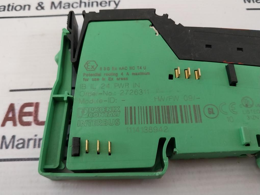 Phoenix Contact Ib Il 24 Pwr In Power Module 2726311