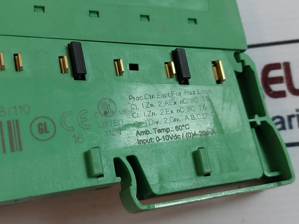 Phoenix Contact Ib Il Ai 2/Sf-pac Analog Module 2861302 0-10Vdc