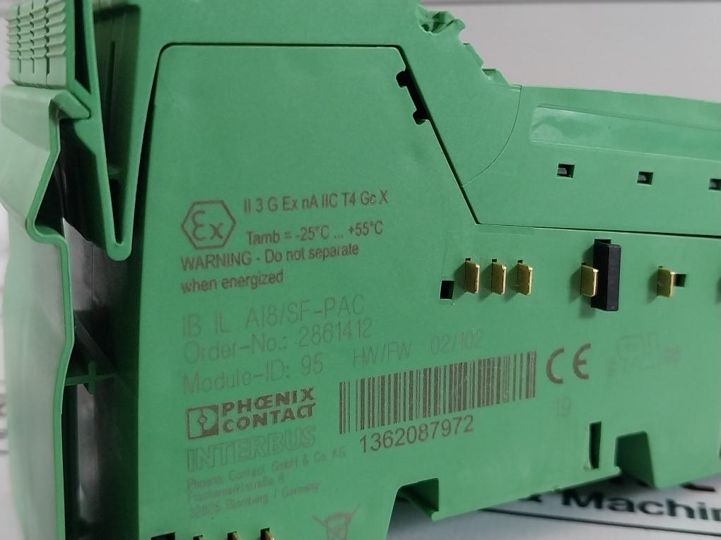Phoenix Contact Ib Il Ai8/Sf-pac Analog Module 2861412