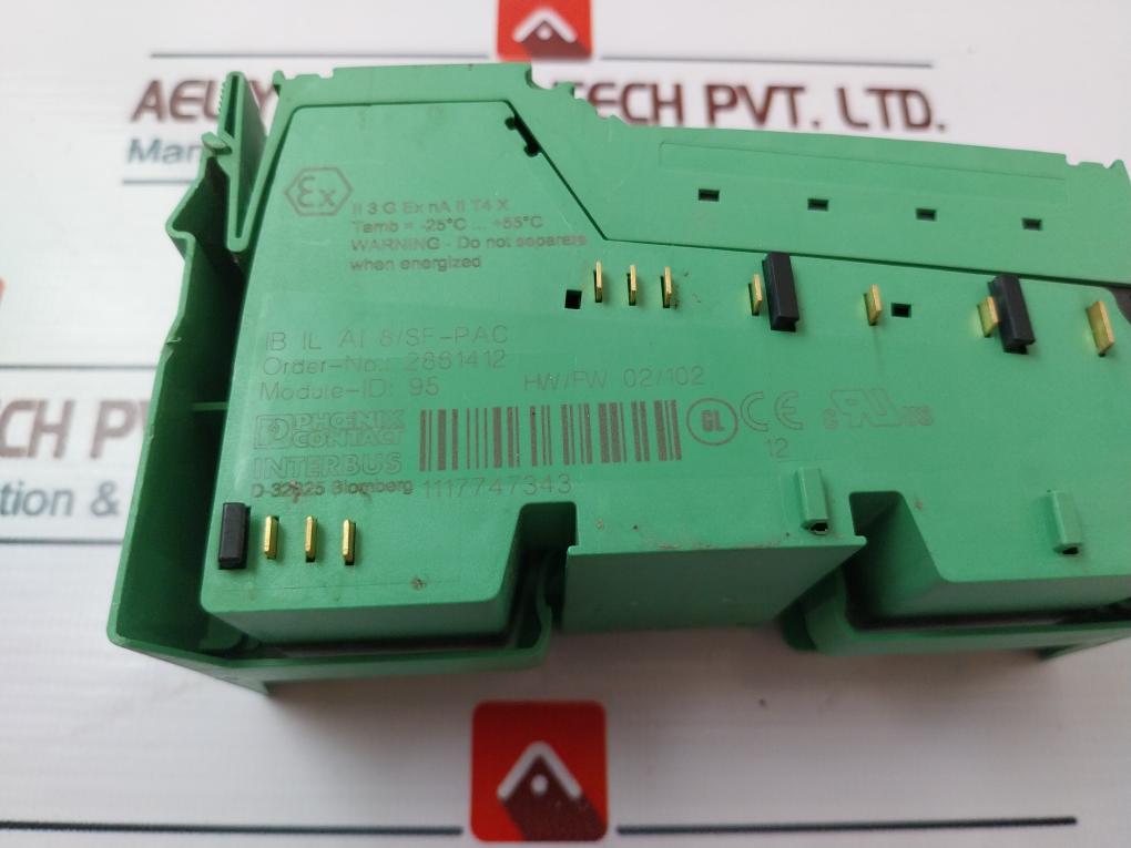 Phoenix Contact Ib Il Ai 8/Sf-pac Inter Bus Analog Module