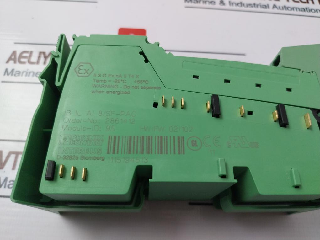 Phoenix Contact Ib Il Ai 8/Sf-pac Inter Bus Analog Module 2861412
