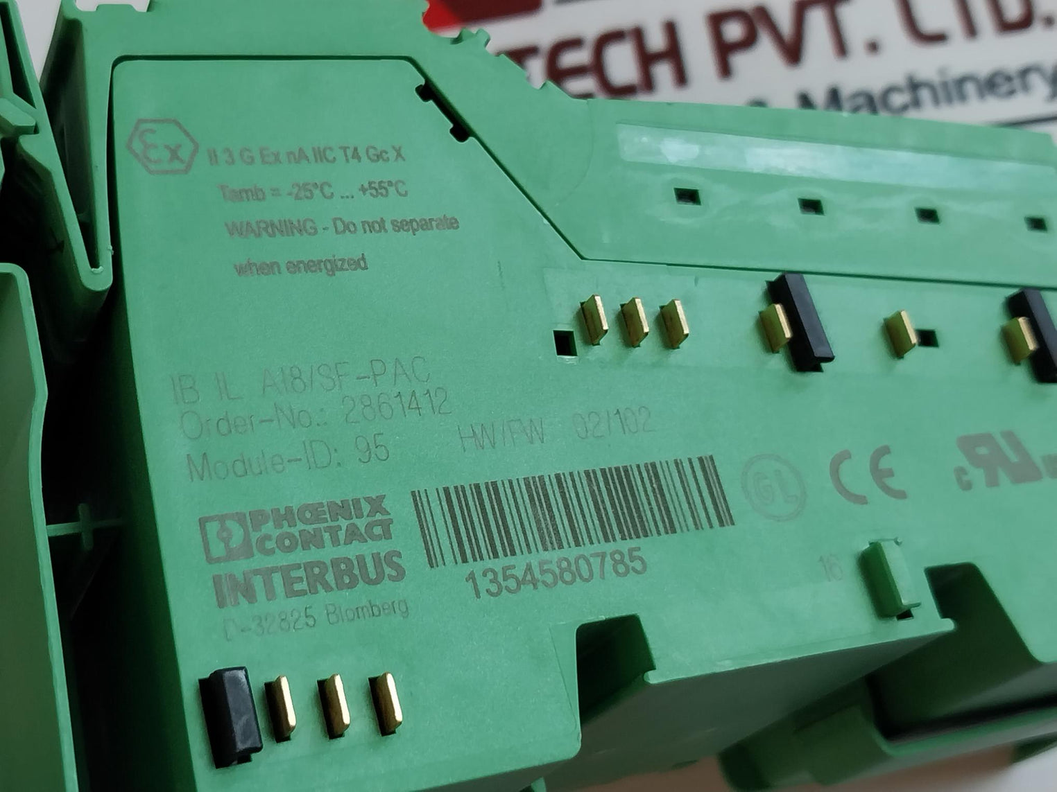 Phoenix Contact Ib Il Ai8/Sf-pac Interbus Analog Module 250V