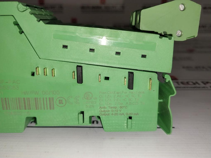 Phoenix Contact Ib Il Ao 2/Sf-pac Analog Ouput Terminal Module 2863083