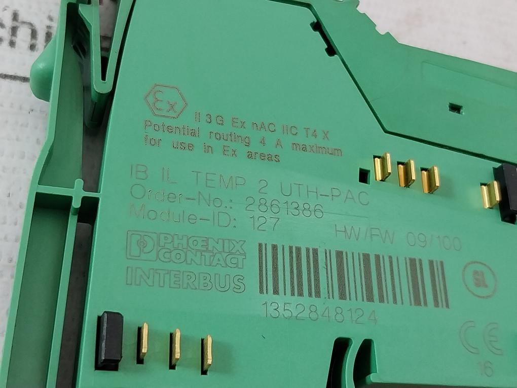 Phoenix Contact Ib Il Temp 2 Uth-pac Temperature Module 250V 85Mv 1352848124 1,5