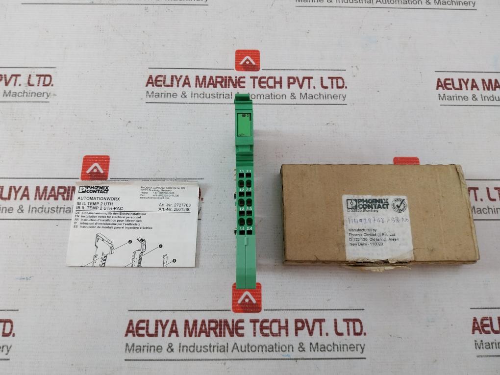 Phoenix Contact Ib Il Temp 2 Uth-pac Temperature Module 250V 85Mv 1352848124 1,5