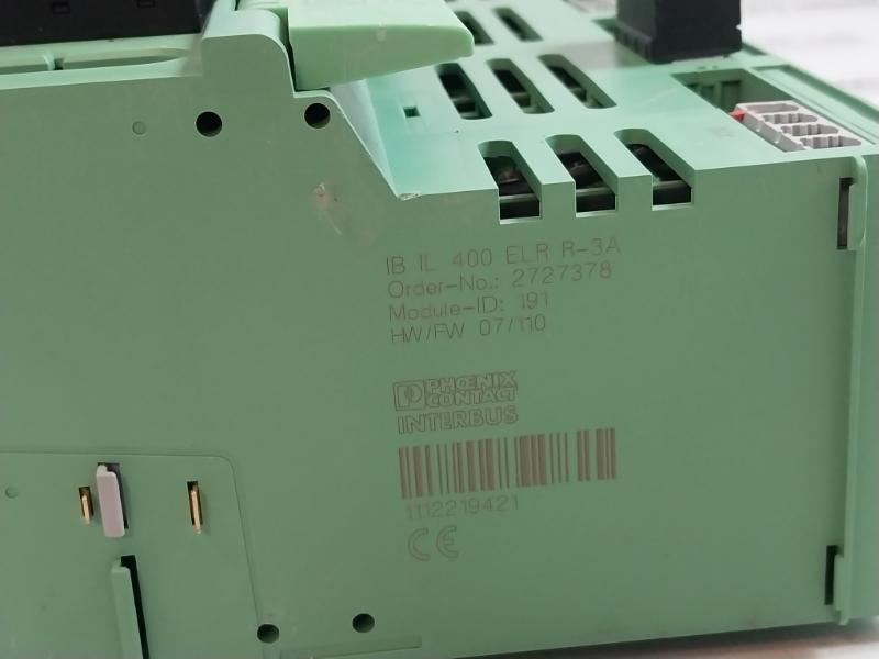 Phoenix Contact Ibil400Elrr-3A Inline Power-level Terminal Function Module 191