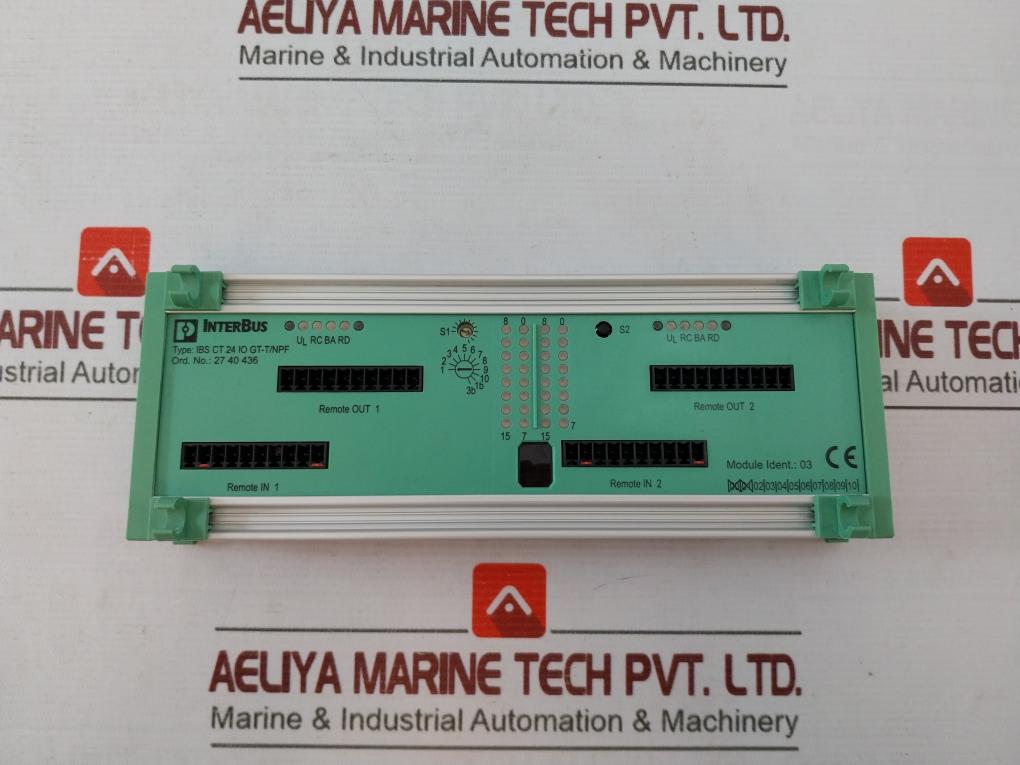 Phoenix Contact Ibs Ct 24 Io Gt-t/Npf Coupling Module