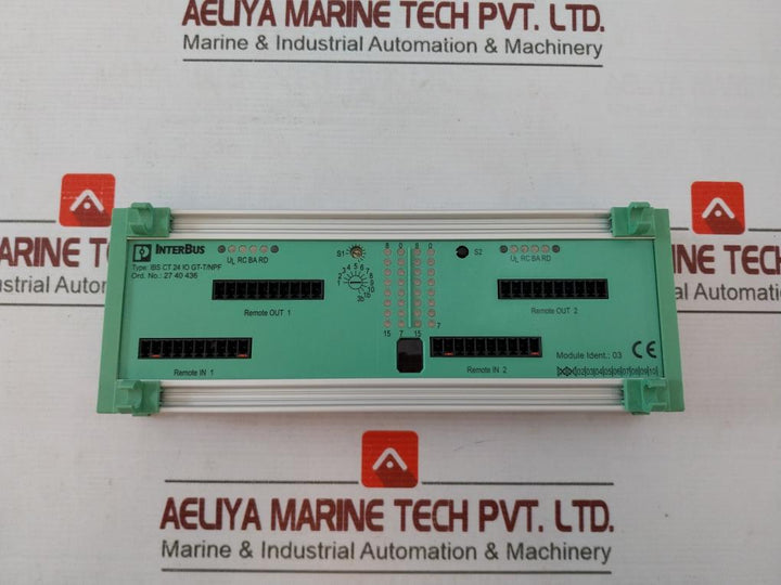 Phoenix Contact Ibs Ct 24 Io Gt-t/Npf Coupling Module