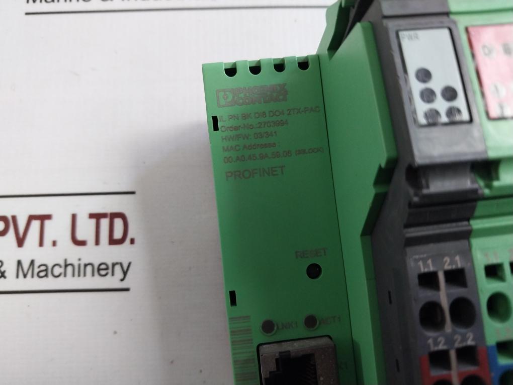 Phoenix Contact Il Pn Bk Di8 Do4 2Tx-pac Inline Bus Coupler