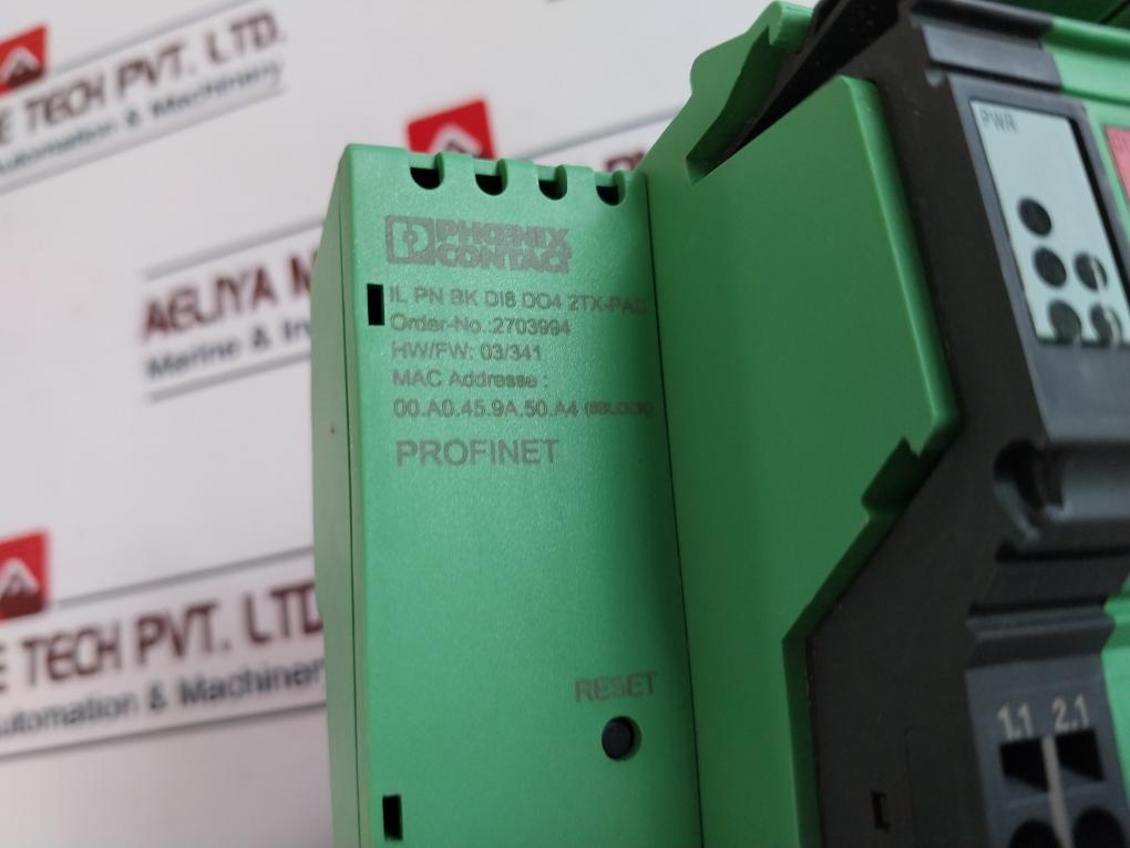Phoenix Contact Il Pn Bk Di8 Do4 2Tx-pac Inline Profibus Bus Coupler 250V