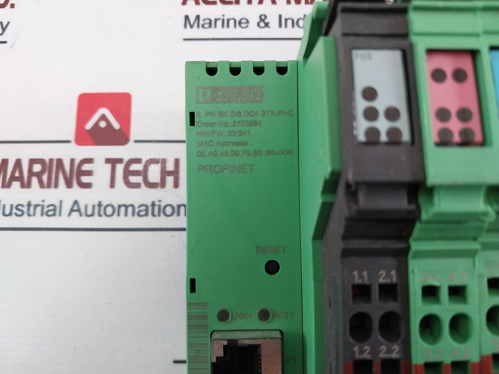 Phoenix Contact Il Pn Bk Di8 Do4 2Tx-pac Inline Profibus Bus Coupler 2703994