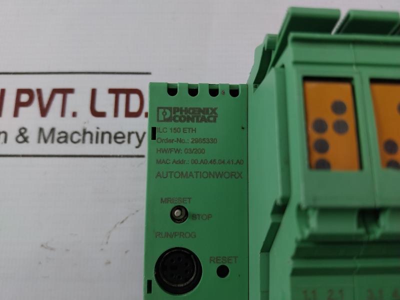 Phoenix Contact Ilc 150 Eth Inline Controller With Ethernet Interface 2985330