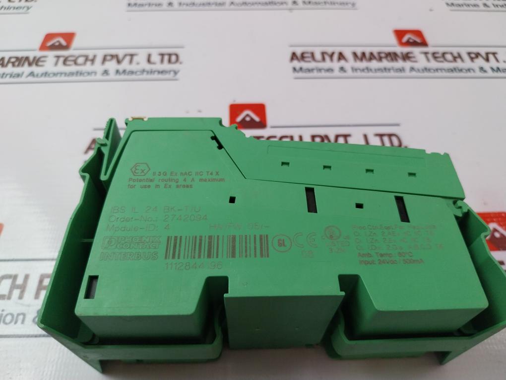 Phoenix Contact Interbus Ibs Il 24 Bk-t/U Bus Coupler 2742094