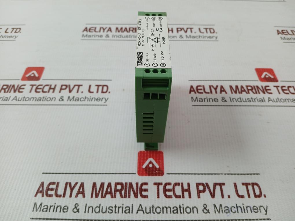 Phoenix Contact Isolated Signal Converter 20...30V,55Ma Part No Mcr-c-u/I-10B/4-dci