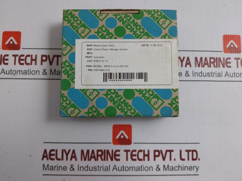 Phoenix Contact Isolation Amplifier Mcr-c-ui-ui-dci-nc Power- 18-30 Vdc