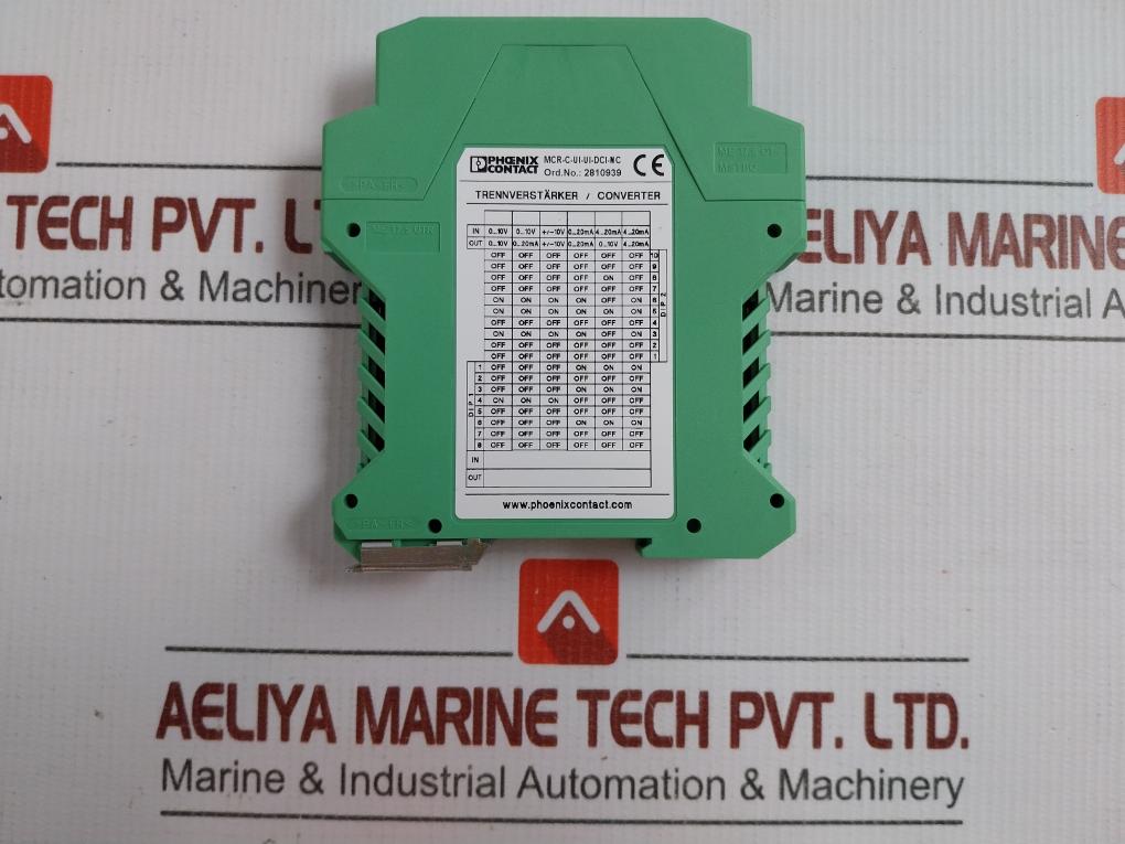 Phoenix Contact Isolation Amplifier Mcr-c-ui-ui-dci-nc Power- 18-30 Vdc