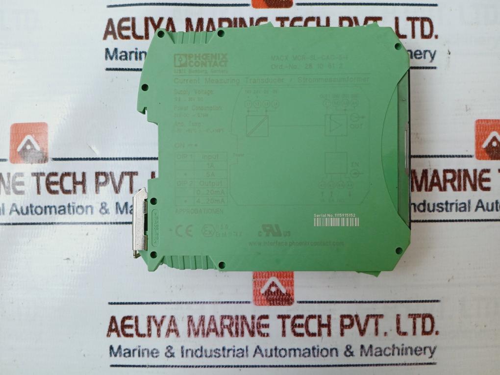 Phoenix Contact Macx Mcr-sl-cac-5-i Current Measuring Transducer