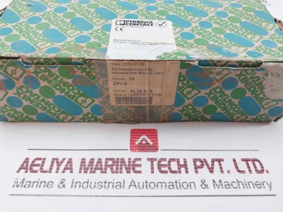 Phoenix Contact Marshalling Panel Zrv 8 (1 Box=10 Pcs) New
