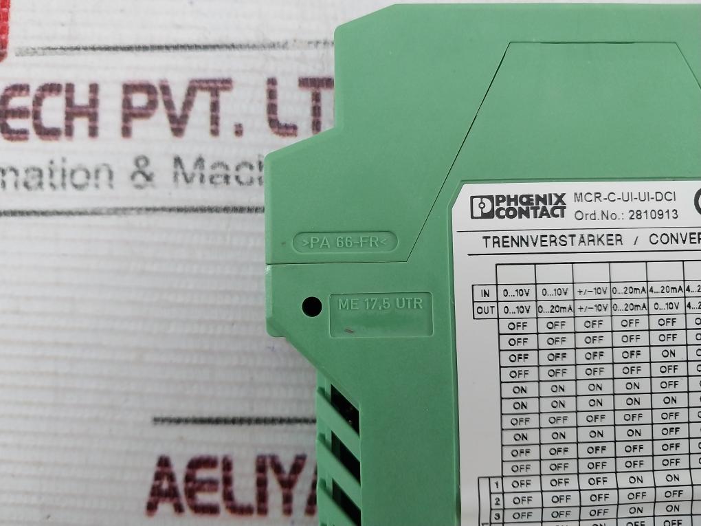 Phoenix Contact Mcr-c-ui-ui-dci Converter 2810913 30V/50Ma