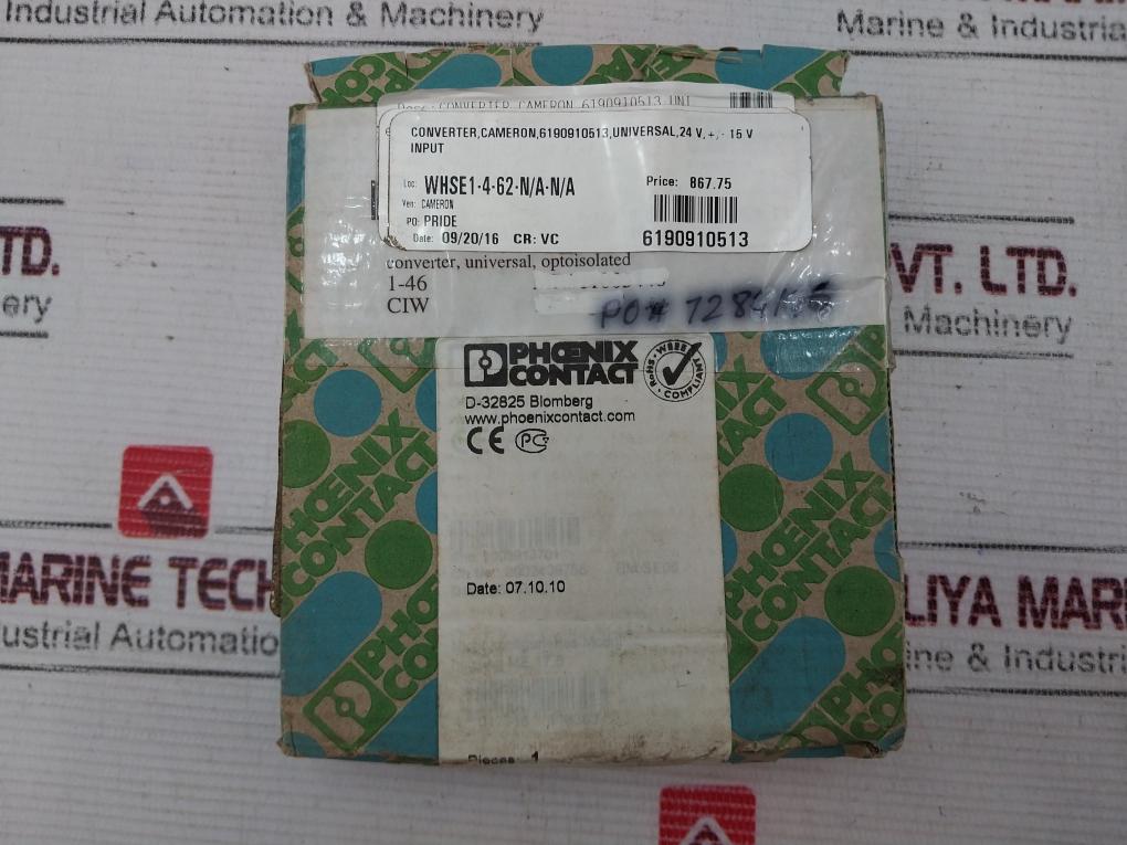 Phoenix Contact Mcr-c-ui-ui-dci Converter 2810913 30V/50Ma