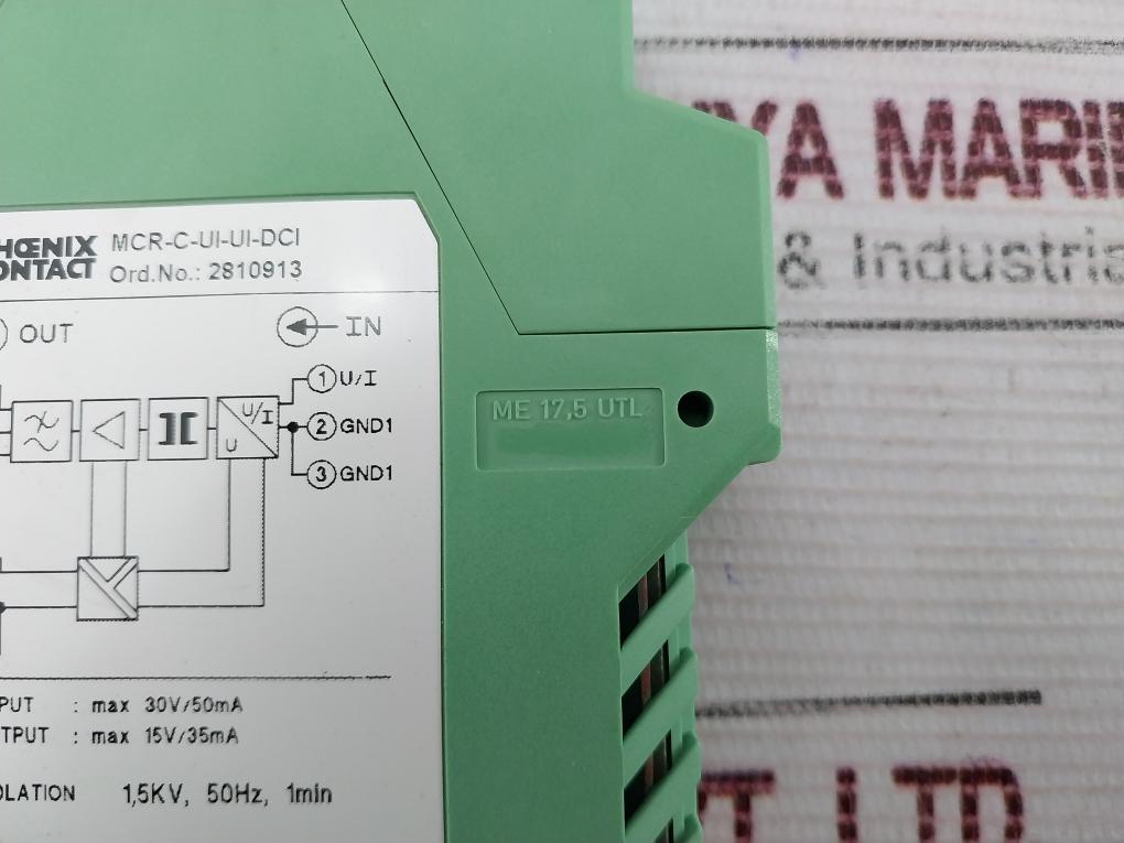 Phoenix Contact Mcr-c-ui-ui-dci Converter 2810913 30V/50Ma