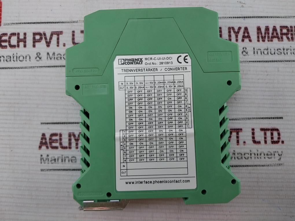 Phoenix Contact Mcr-c-ui-ui-dci Converter 2810913 30V/50Ma
