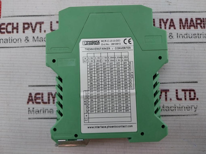 Phoenix Contact Mcr-c-ui-ui-dci Converter 2810913 30V/50Ma