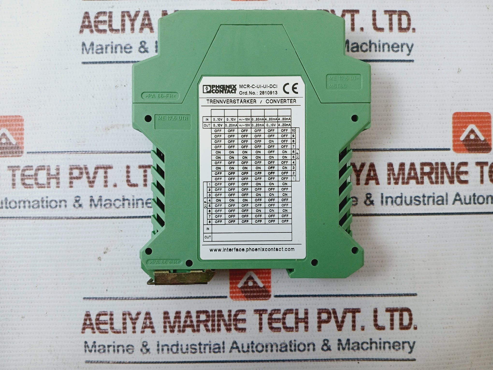 Phoenix Contact Mcr-c-ui-ui-dci Converter 2810913 120 Gm