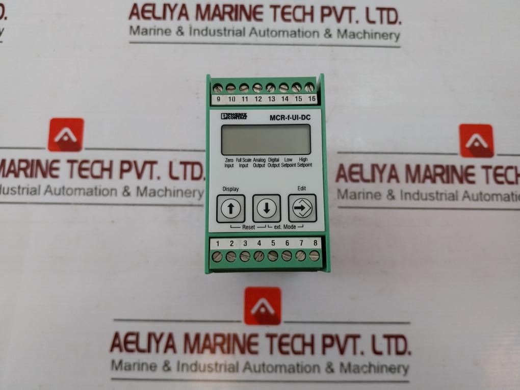 Phoenix Contact Mcr-f-ui-dc Frequency Measuring Transducer 2814605 20-30Vdc 60Ma