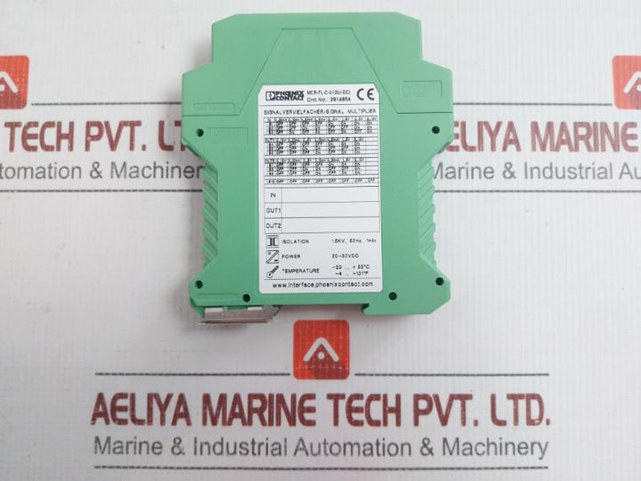 Mcr-fl-c-ui-2Ui-dci Signal Multiplier 20-30Vdc 50Hz Phoenix Contact