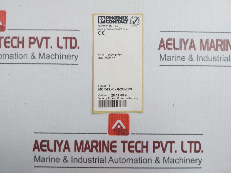 Mcr-fl-c-ui-2Ui-dci Signal Multiplier 20-30Vdc 50Hz Phoenix Contact