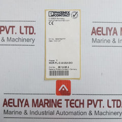 Mcr-fl-c-ui-2Ui-dci Signal Multiplier 20-30Vdc 50Hz Phoenix Contact