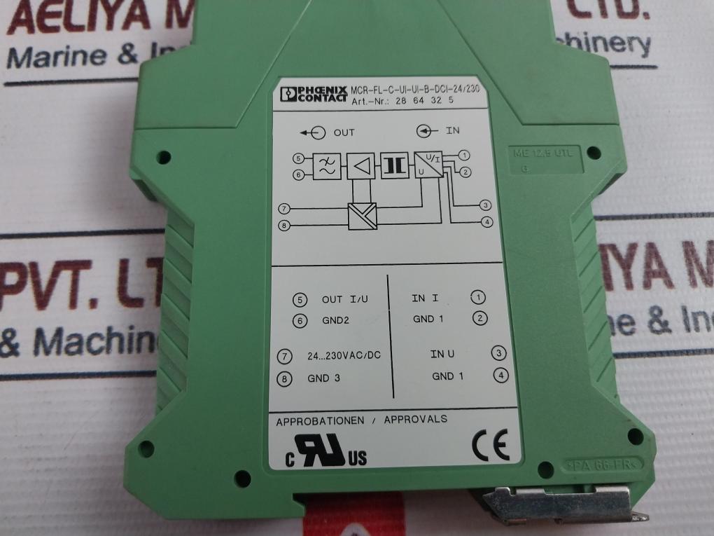 Phoenix Contact Mcr-fl-c-ui-ui-b-dci-24/230 Isolating Amplifier 28 64 32 5