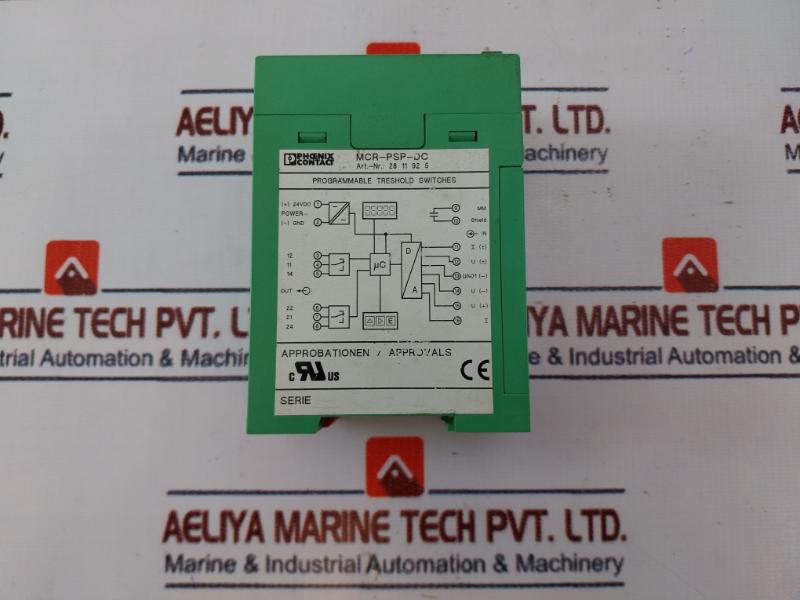 Phoenix Contact Mcr-psp-dc 2811925 Programmable Threshold Switch 20-30vdc 60ma