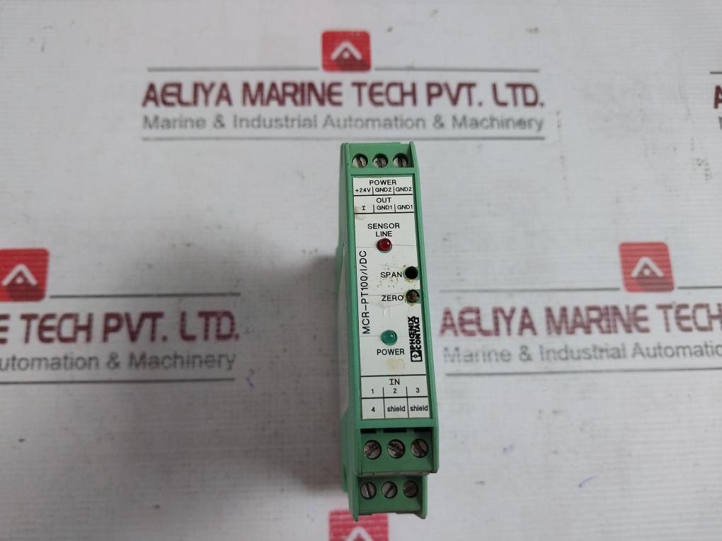 Phoenix Contact Mcr-pt100/I/Dc Resistance Thermometer Measuring Transducer 30Ma