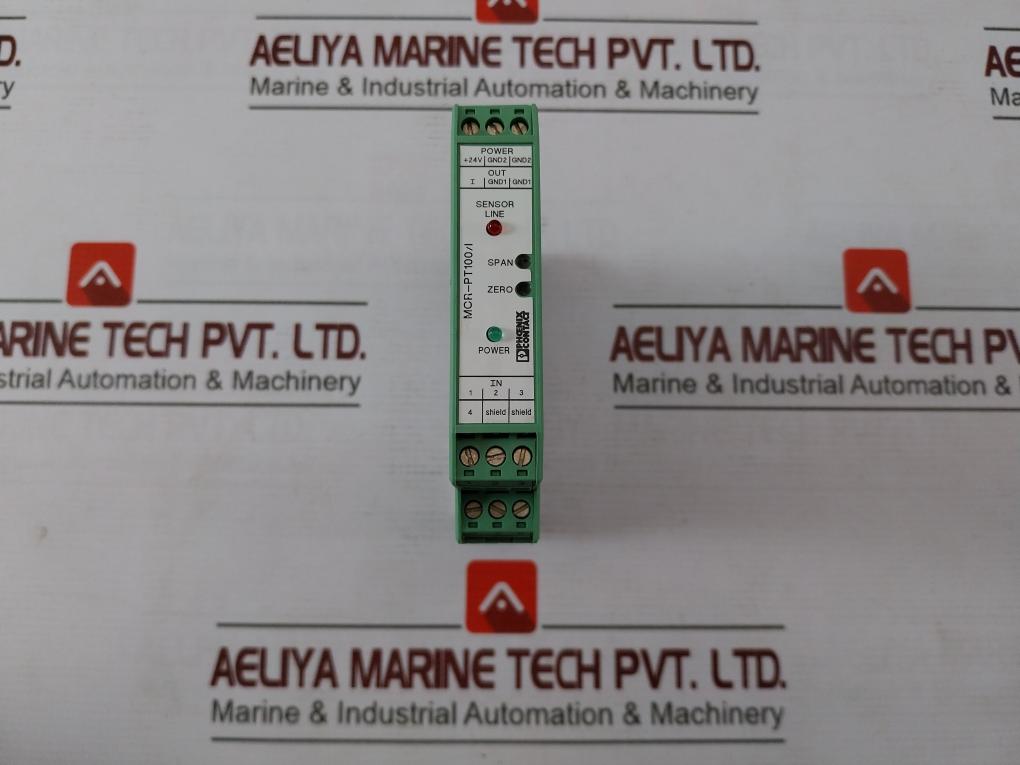 Phoenix Contact Mcr-pt100/I/Mcr-pt100-i Temperature Transducer 4-20Ma 20-30Vdc