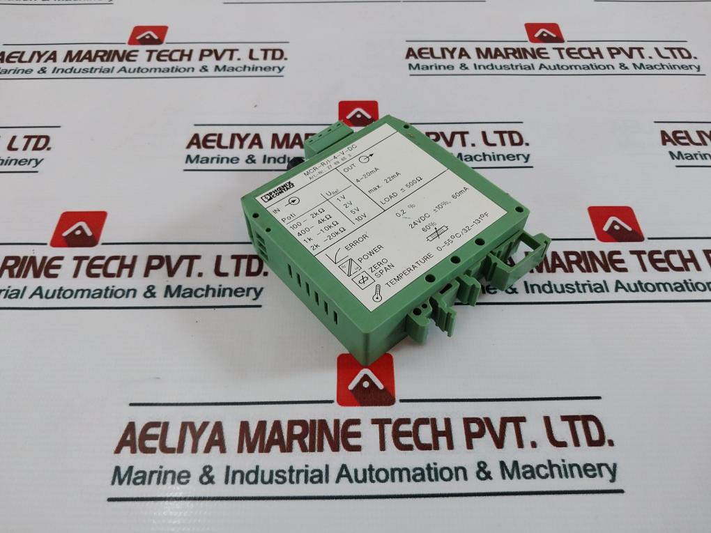 Phoenix Contact Mcr-r/I-4-v-dc Resistance Transducer 24Vdc